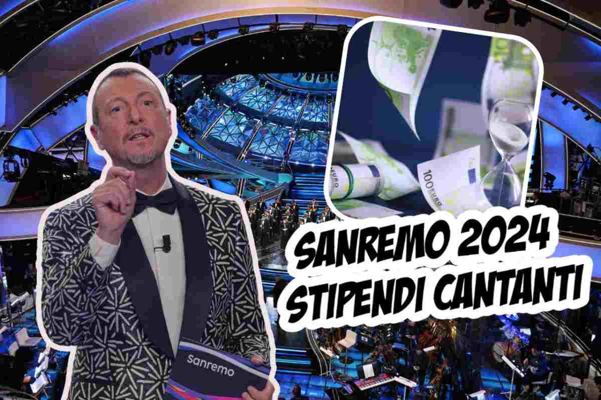 Stipendi dei cantanti in gara a Sanremo 2024