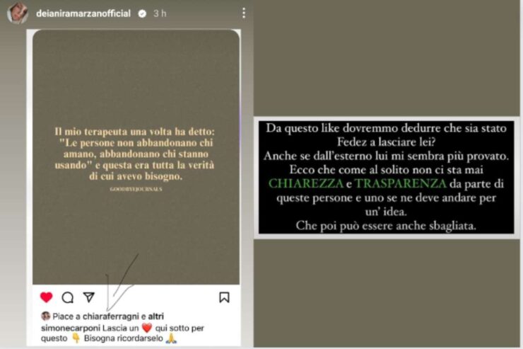 chiara ferragni motivo addio fedez