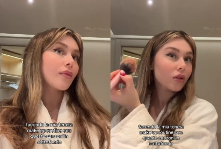 Jasmine Carrisi mostra la sua make up routine