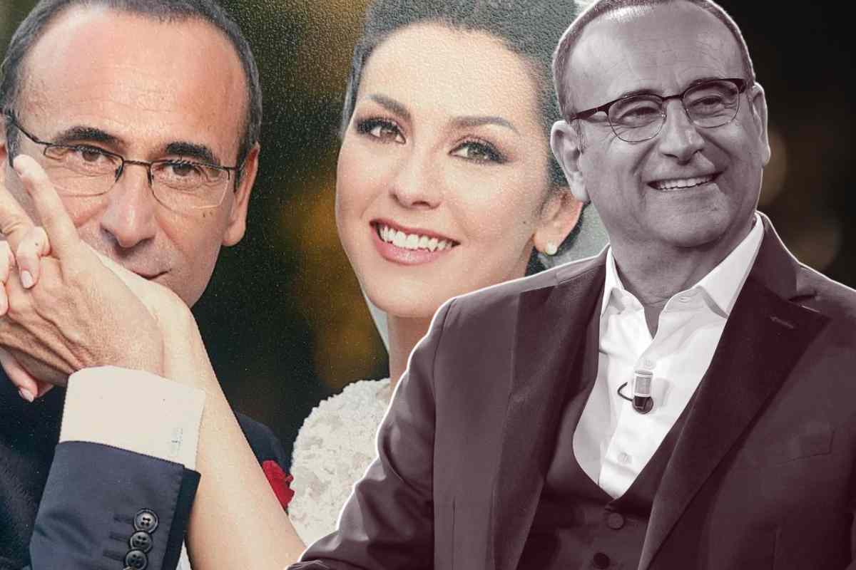 Carlo Conti inedito per la sua Francesca vaccaro