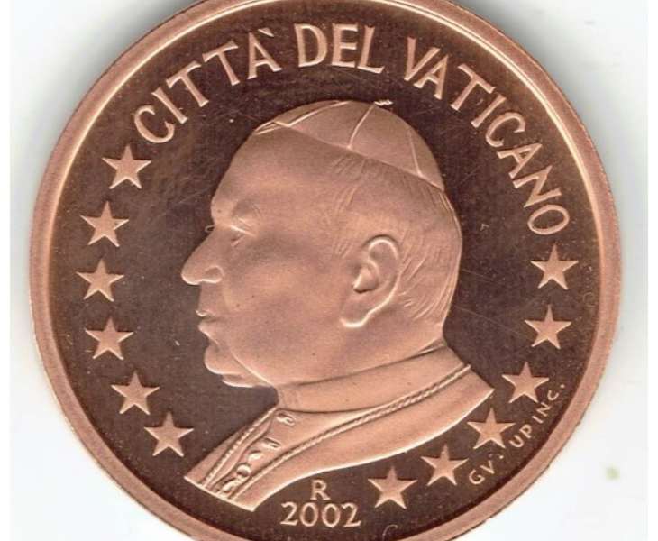 5 centesimi zecca vaticana
