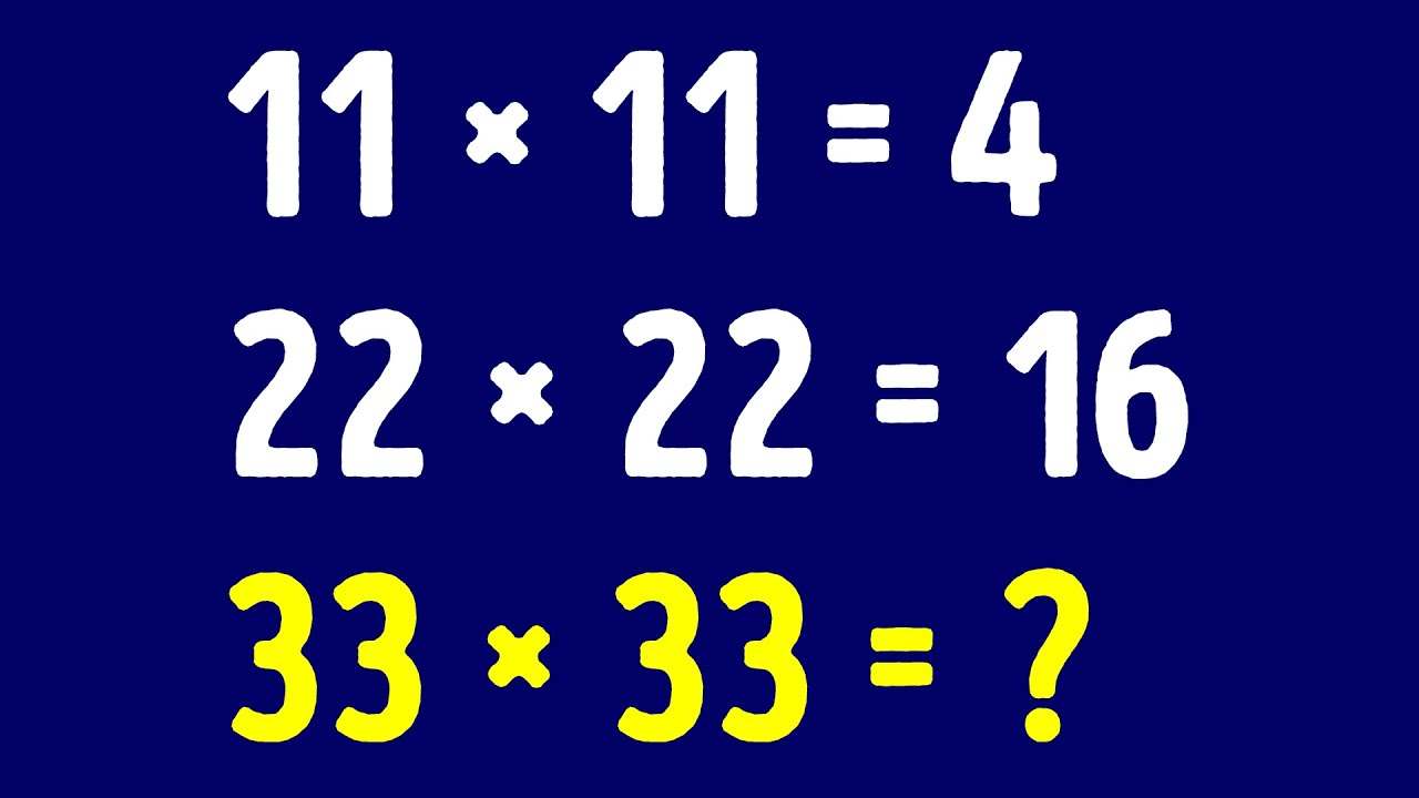 rompicapo matematico difficile molto