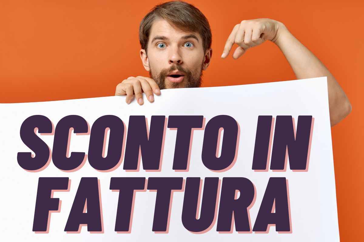 sconto in fattura