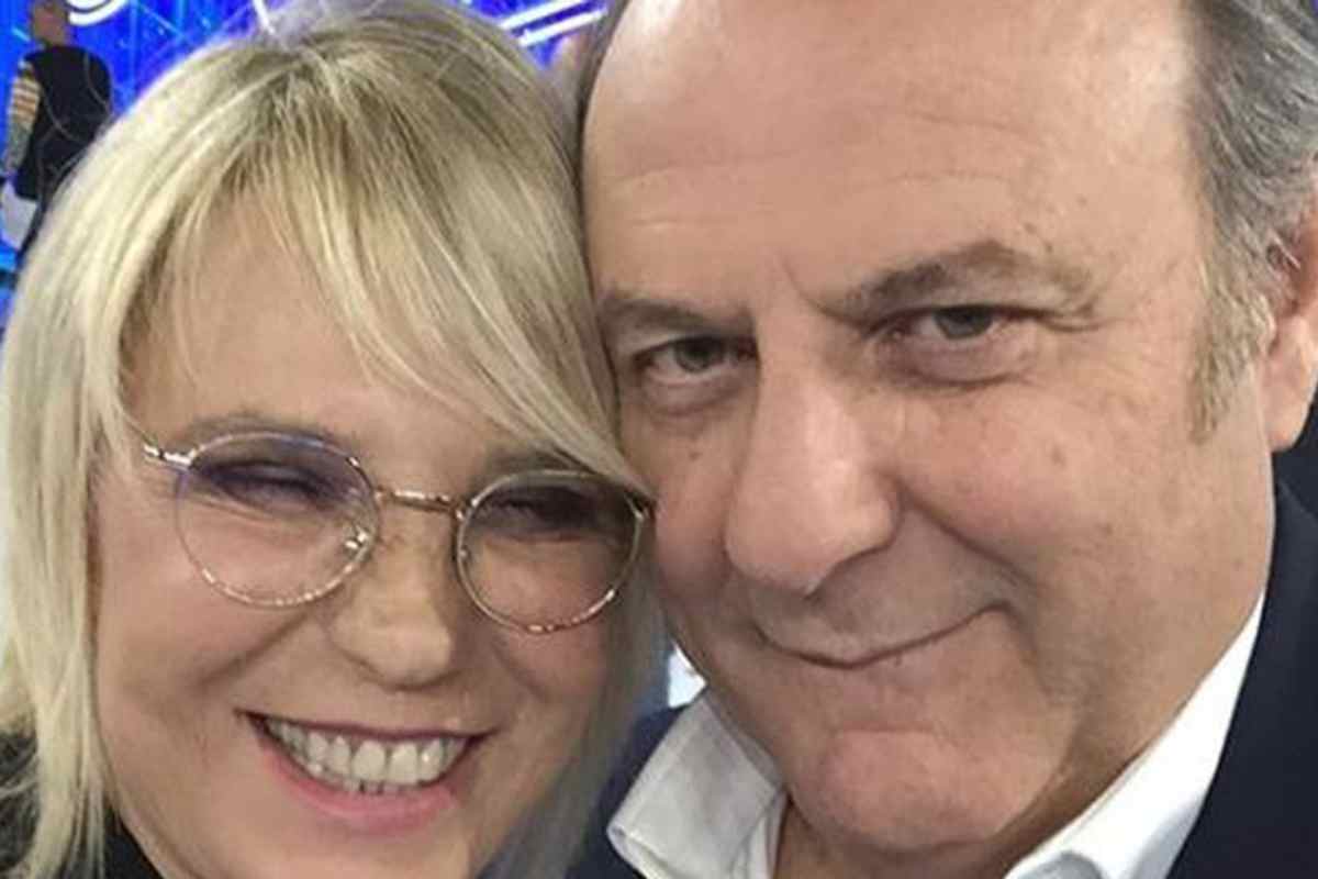Selfie di Maria De Filippi e Gerry Scotti