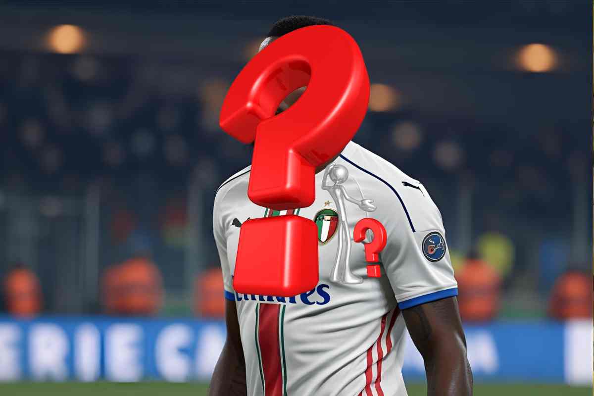 Giocatore di Serie A con un punto interrogativo sul volto
